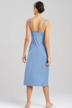 Feathers Essentials Lenzing™ Ecovero™ Viscose Lace Applique Slip Dress