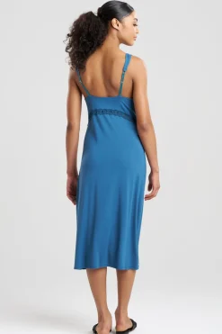 Feathers Essentials Lenzing™ Ecovero™ Viscose Lace Applique Slip Dress