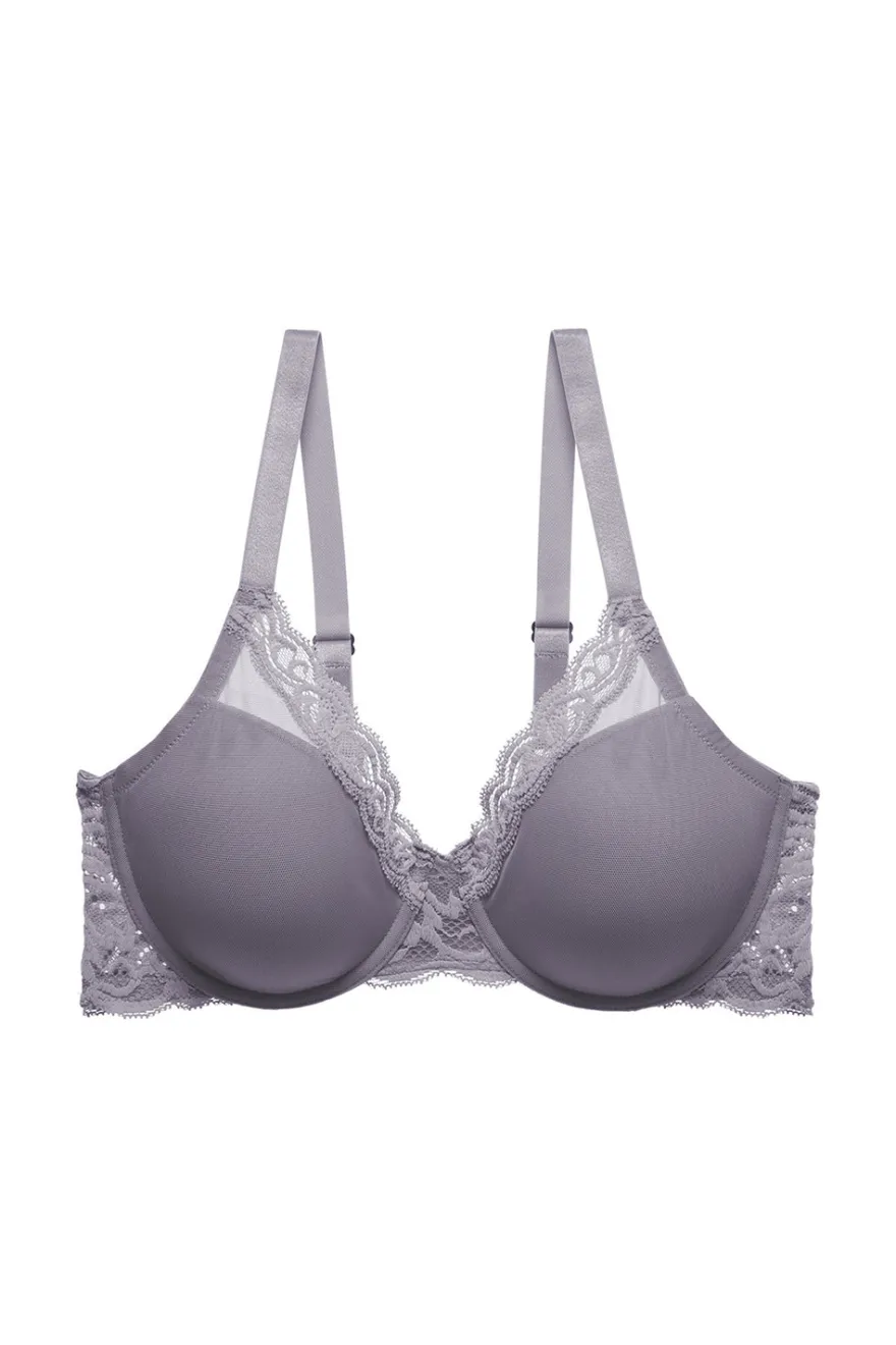 Feathers Full Figure Contour Underwire Bra