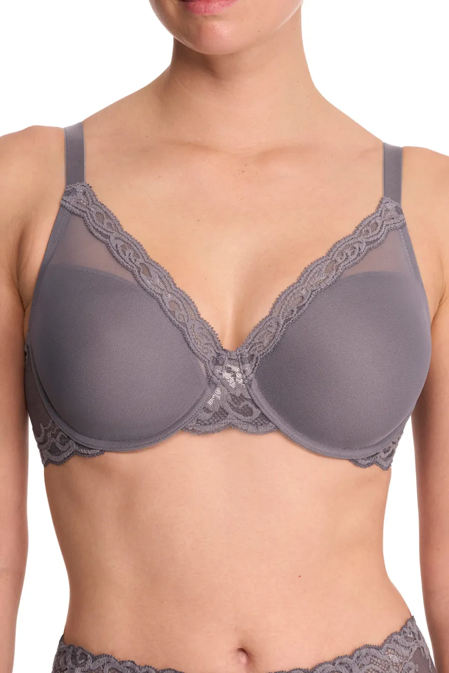 Feathers Full Figure Contour Underwire Bra