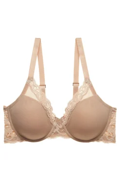 Feathers Full Figure Contour Underwire Bra