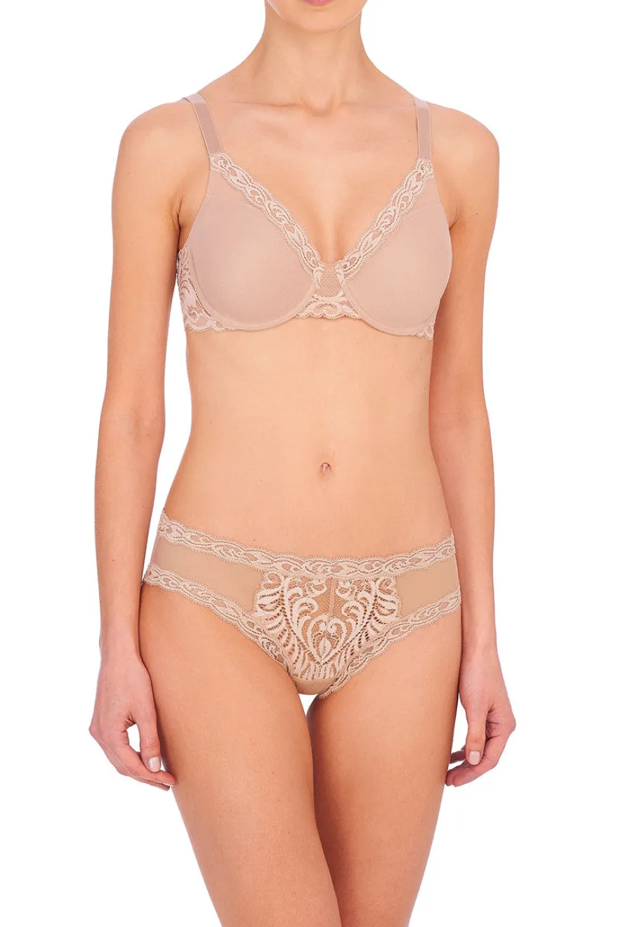 Feathers Full Figure Contour Underwire Bra