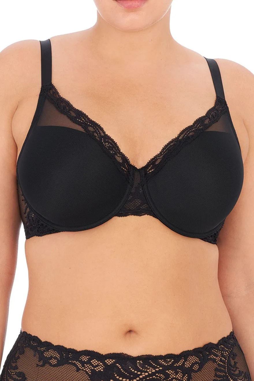 Feathers Full Figure Contour Underwire Bra