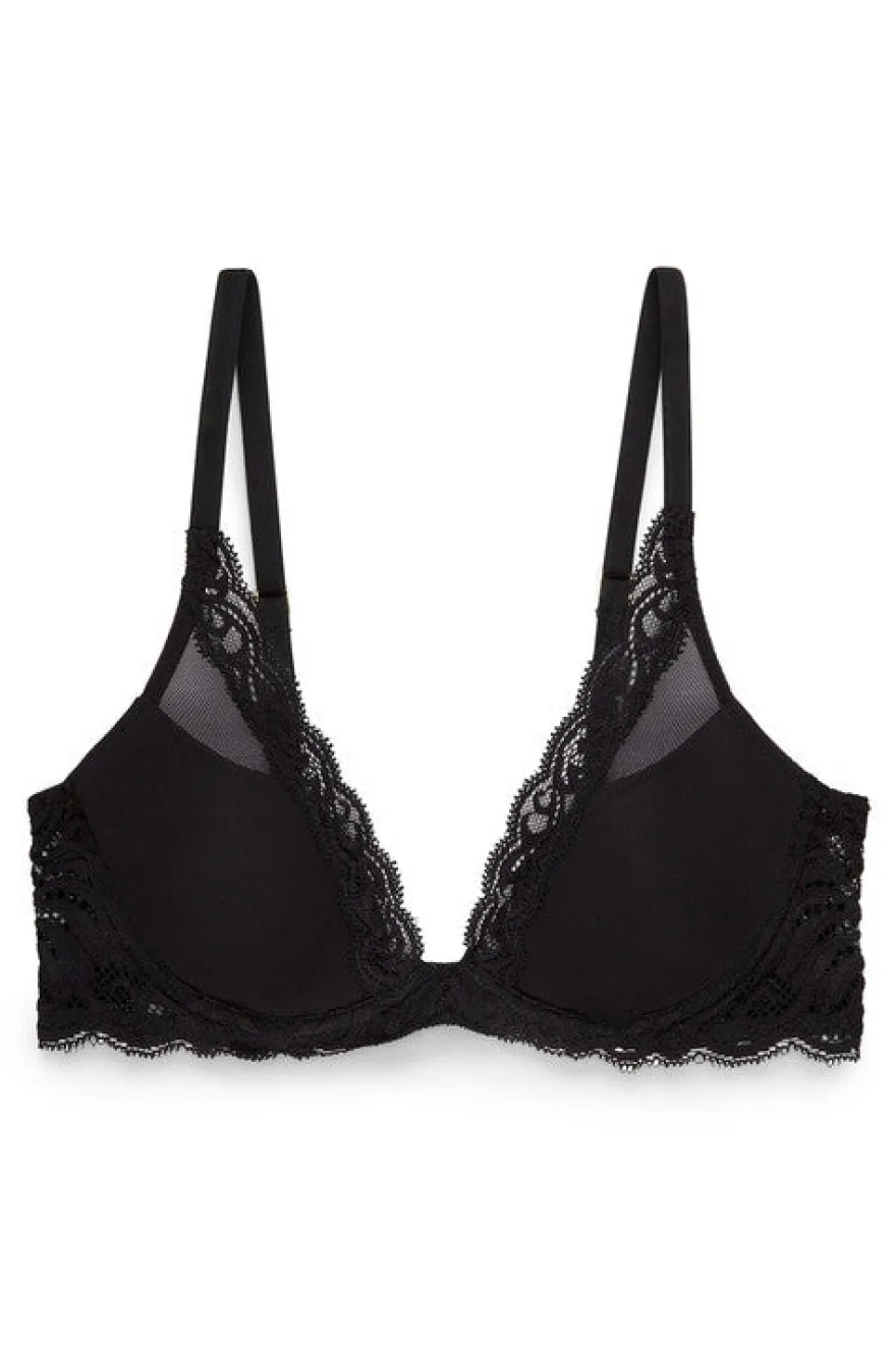 Feathers Plunge T-Shirt Bra