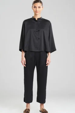 Feathers Satin Essentials Mandarin PJ