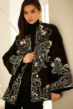 Felt Embroidered Coat