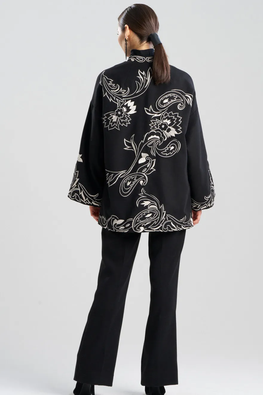 Felt Embroidered Coat
