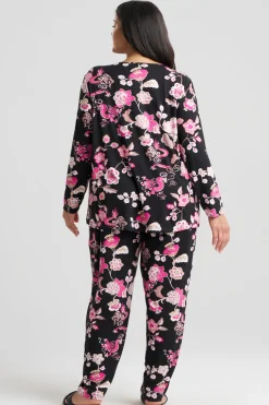 Fleur Dragon Cozy Knit Long Sleeve PJ