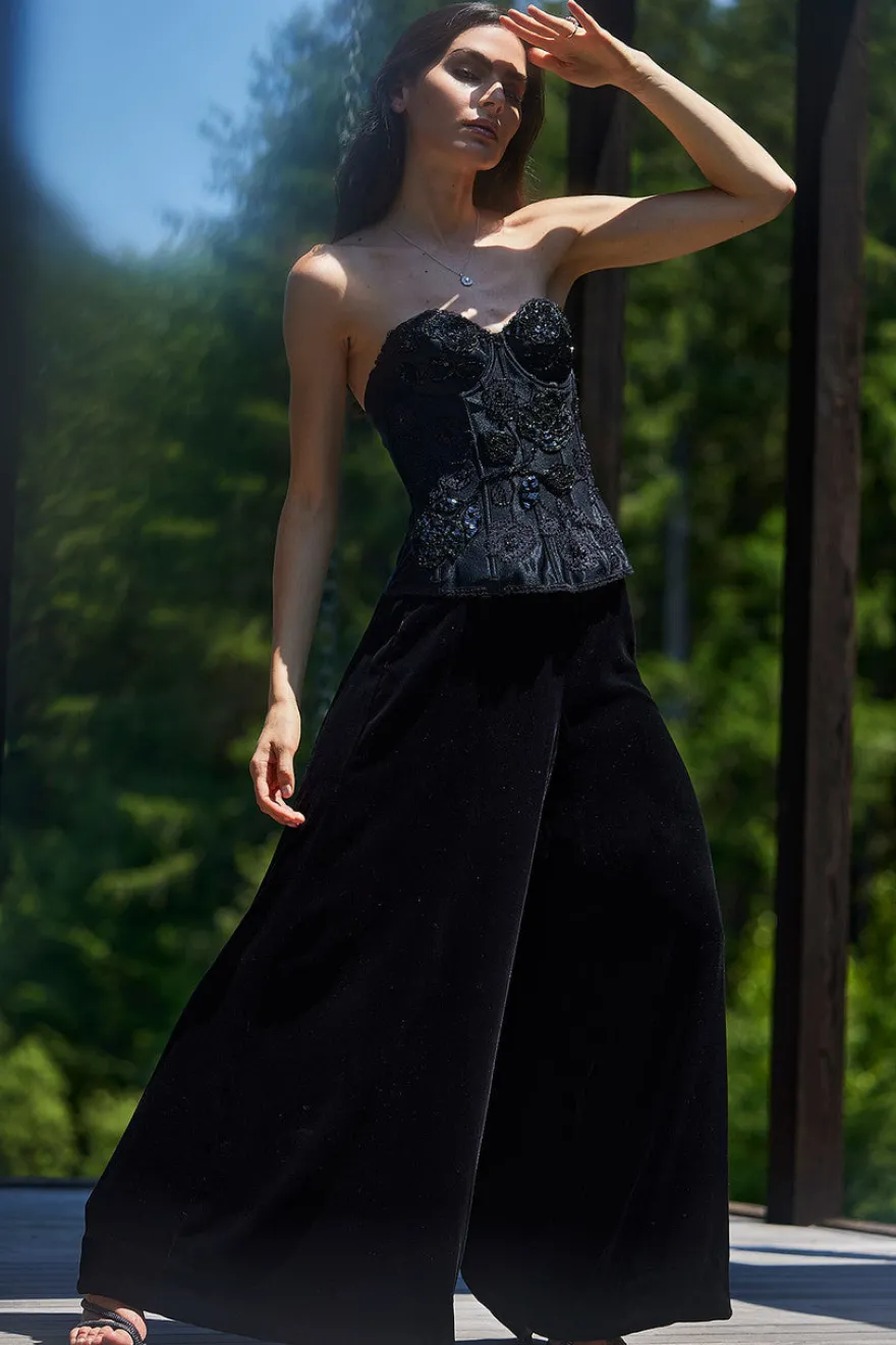 Floral Beaded Corset