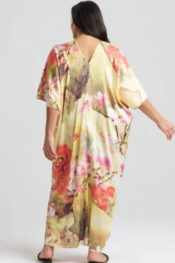 Floral Garden V-Neck Caftan