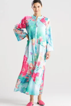 Floral Garden Zip Caftan