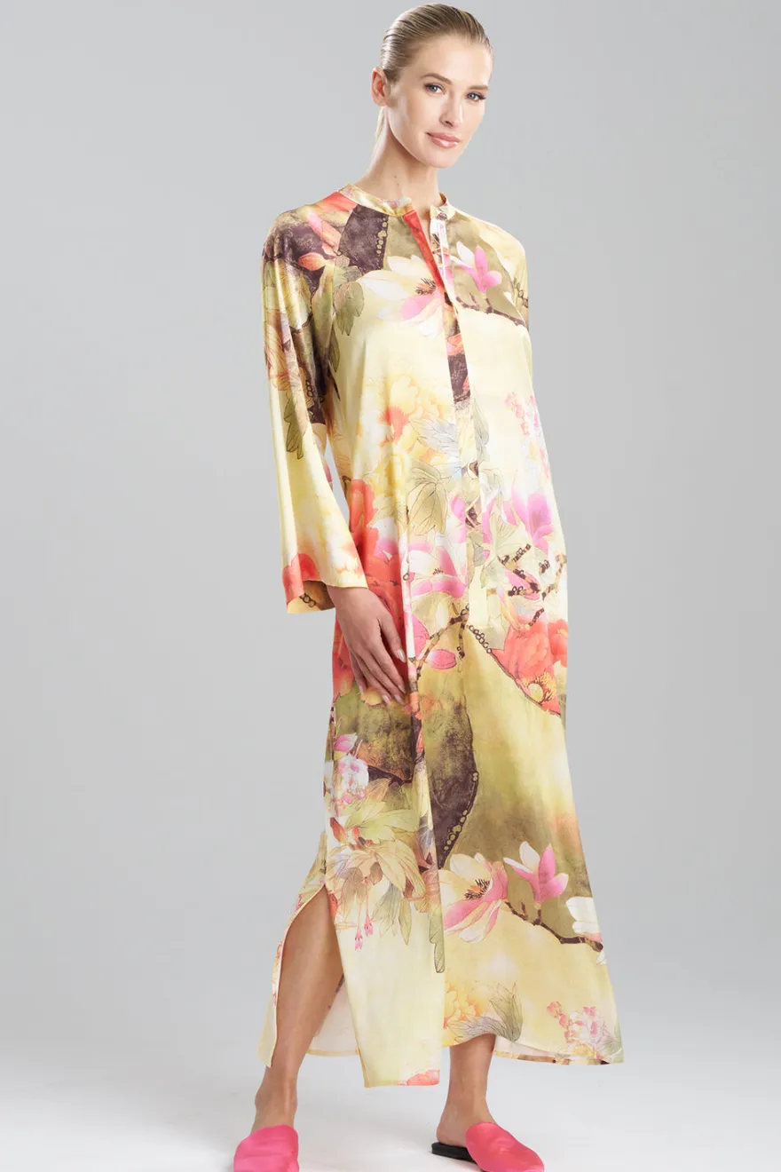 Floral Garden Zip Caftan