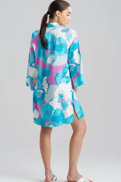 Floria Printed Satin Sleepshirt