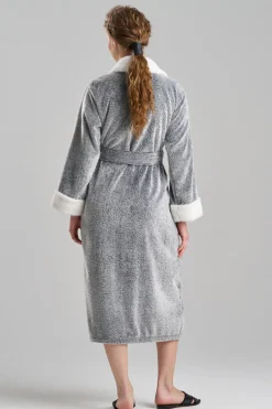 Frosted Cashmere Fleece Robe