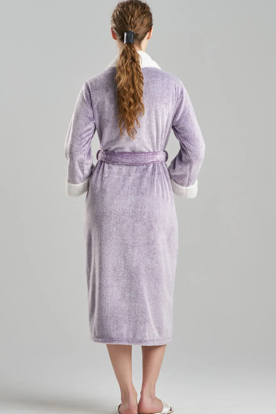 Frosted Cashmere Fleece Robe