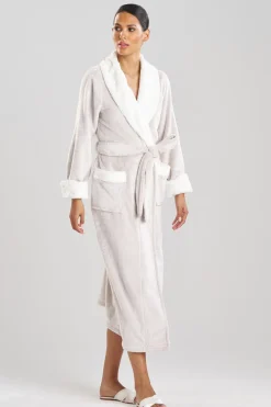 Frosted Faux Fur Robe
