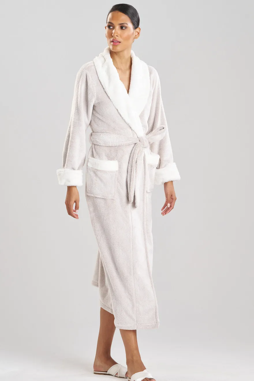 Frosted Faux Fur Robe