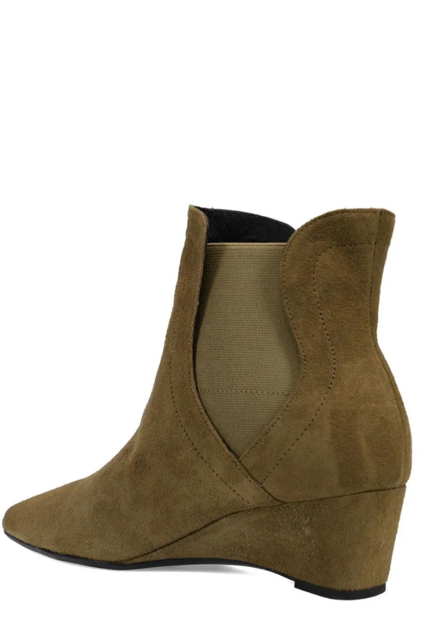 Gaisha-Su Suede Wedge Bootie