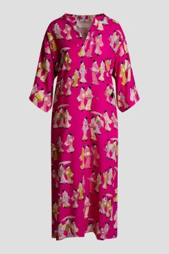 Geisha Challis Mandarin Caftan