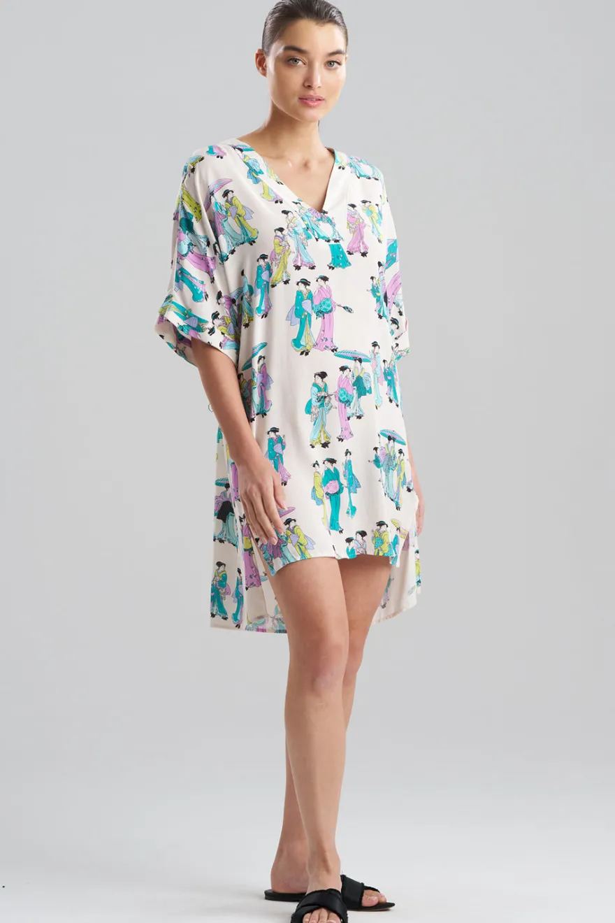 Geisha Challis V-Neck Sleepshirt