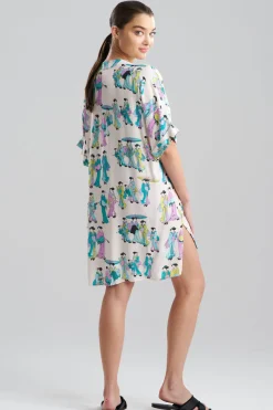 Geisha Challis V-Neck Sleepshirt