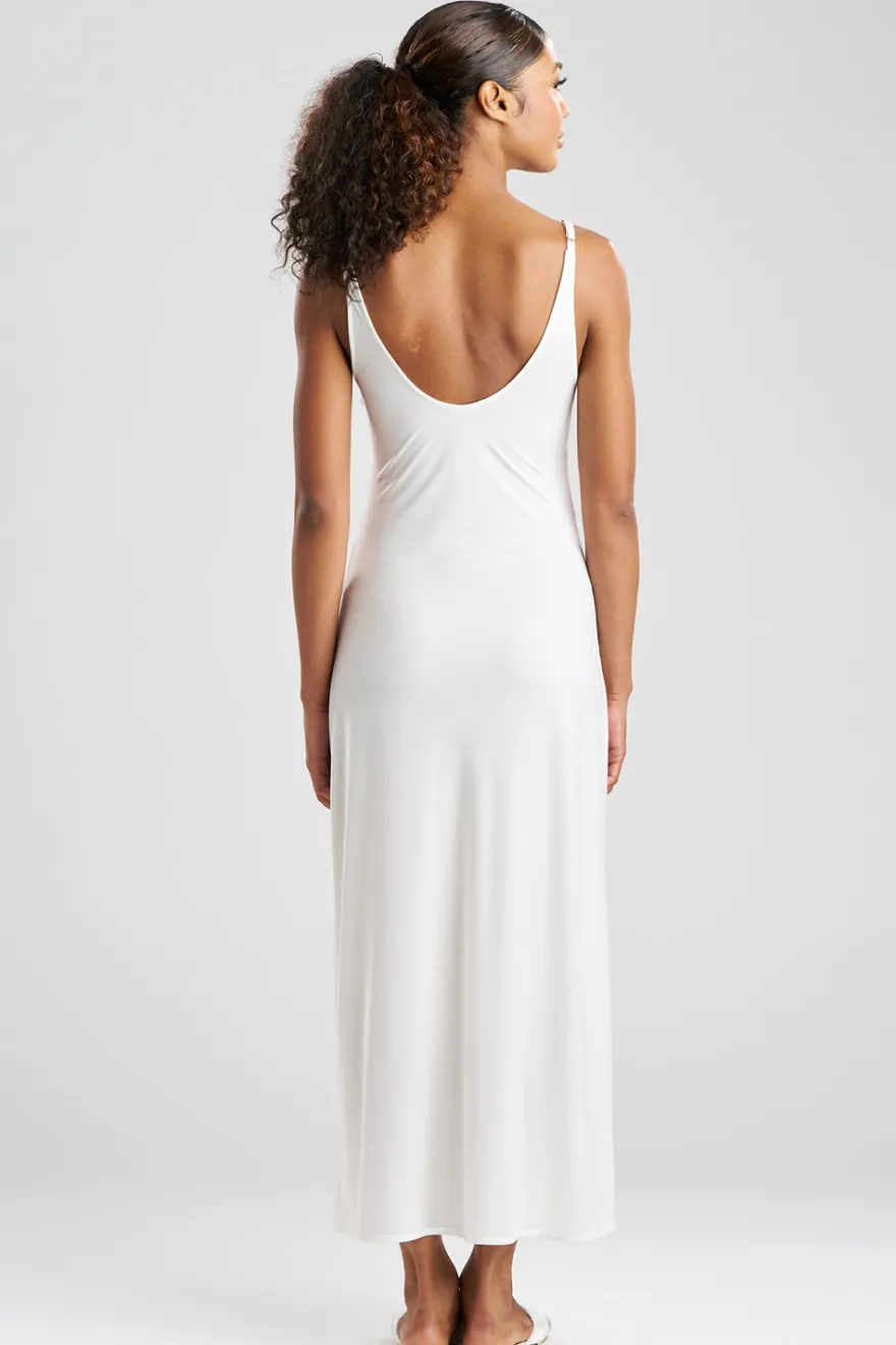 Gisele Mesh Applique Slip Dress