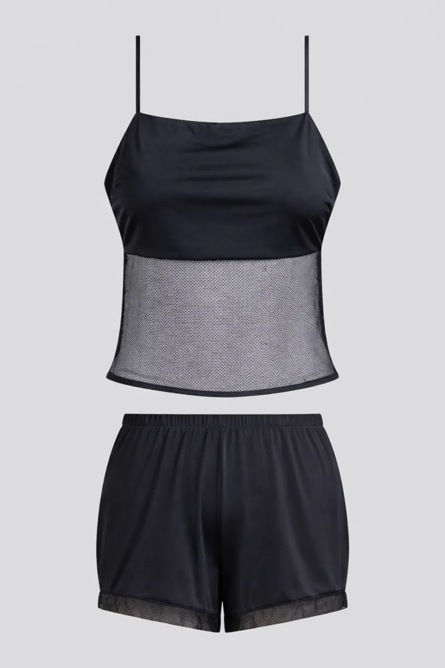 Gisele Mesh Cami Shorts PJ