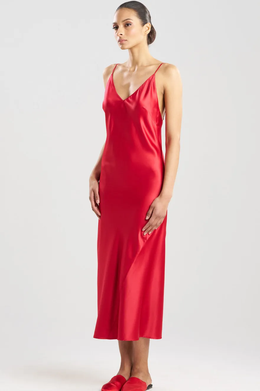 Glamour V-Neck Slip Dress