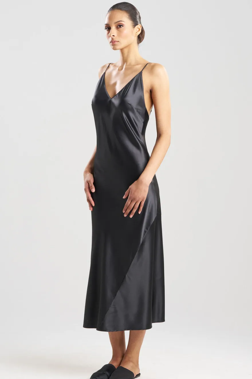 Glamour V-Neck Slip Dress