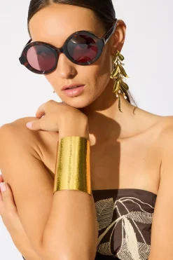 Hammered Gold Cuff