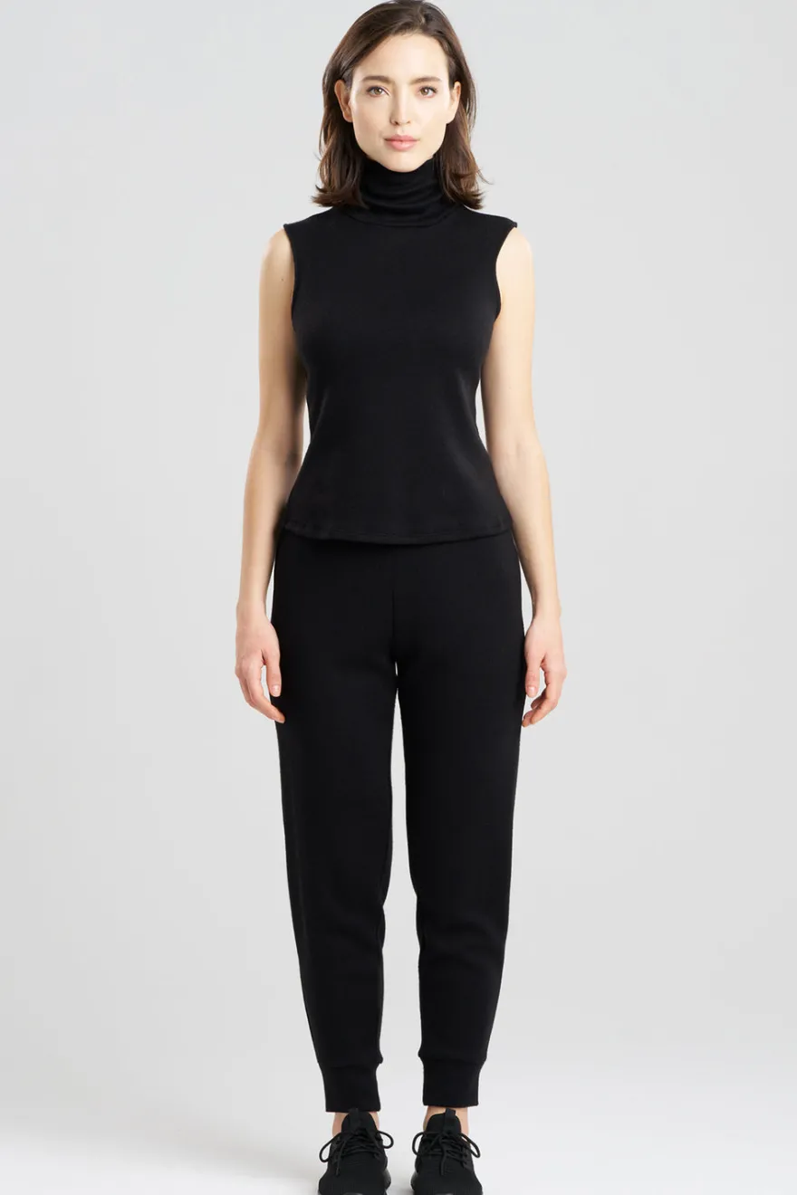 Himalaya Sweater Knit Mock Neck Top