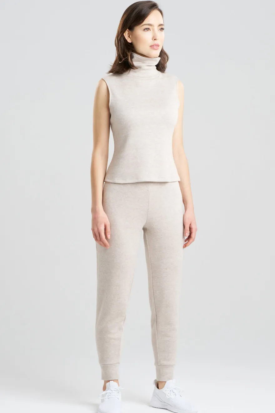 Himalaya Sweater Knit Mock Neck Top