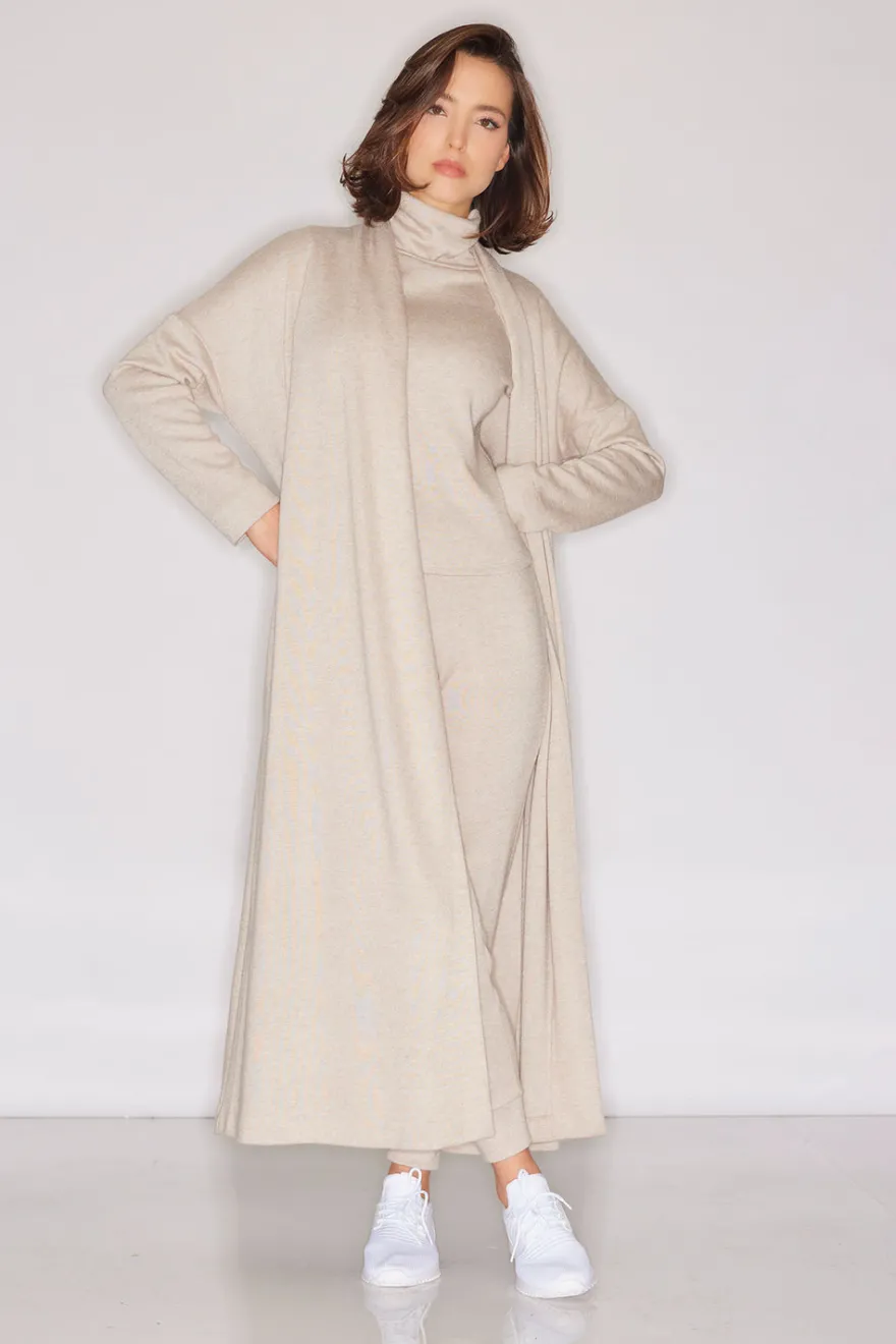 Himalaya Sweater Knit Mock Neck Top