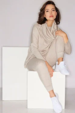Himalaya Sweater Knit Wedge Top