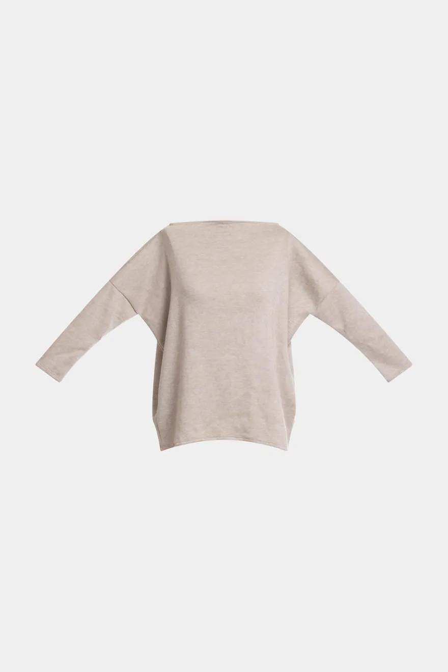 Himalaya Sweater Knit Wedge Top