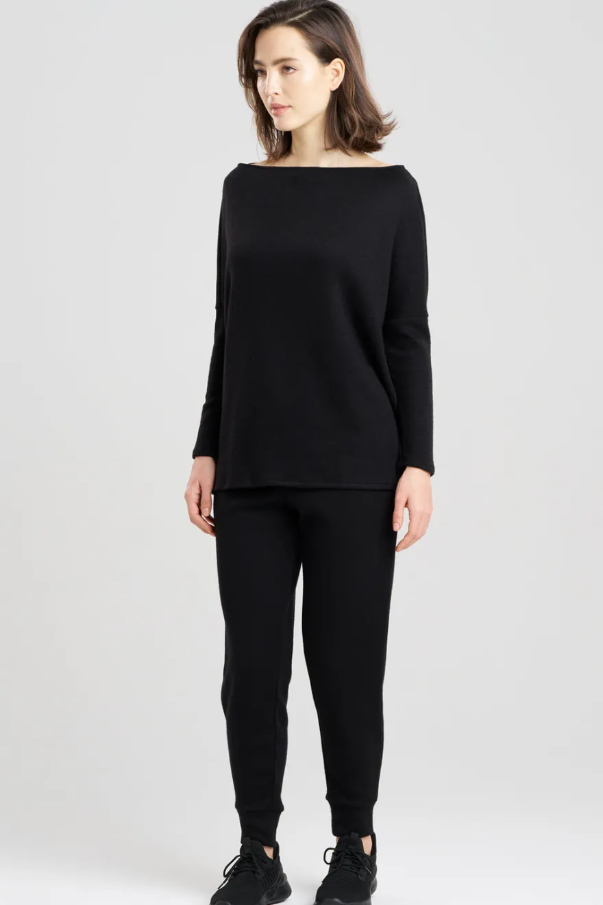 Himalaya Sweater Knit Wedge Top