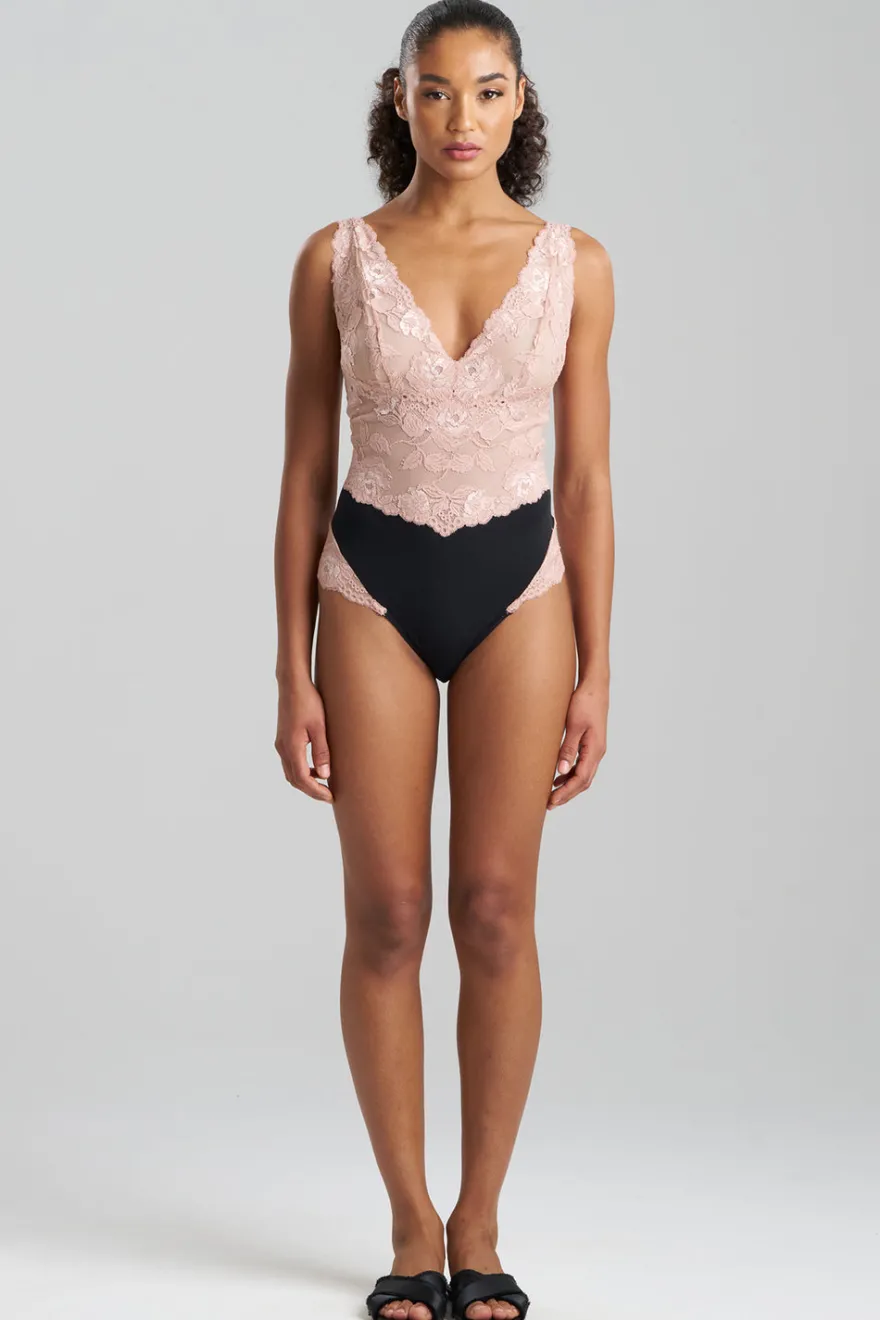 Imagine Jersey Lace Bodysuit