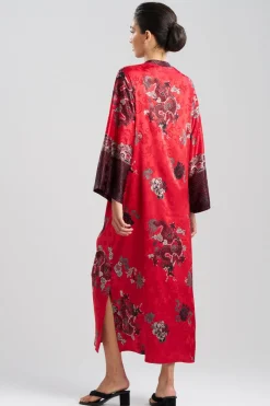 Imperial Dragon Jacquard Zip Caftan