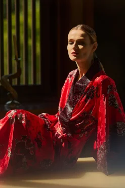Imperial Dragon Jacquard Robe