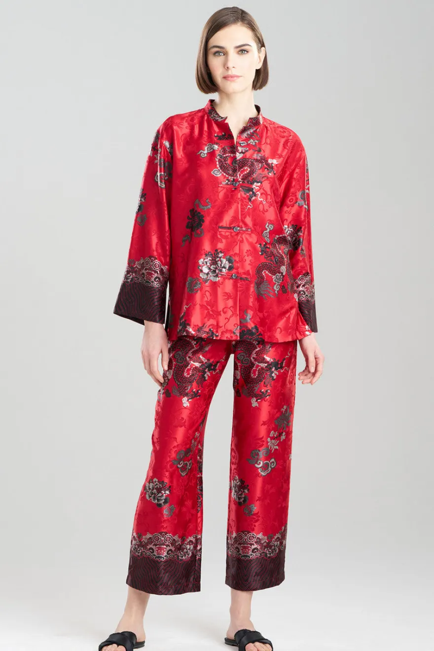 Imperial Dragon Jacquard Mandarin PJ