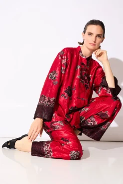 Imperial Dragon Jacquard Mandarin PJ