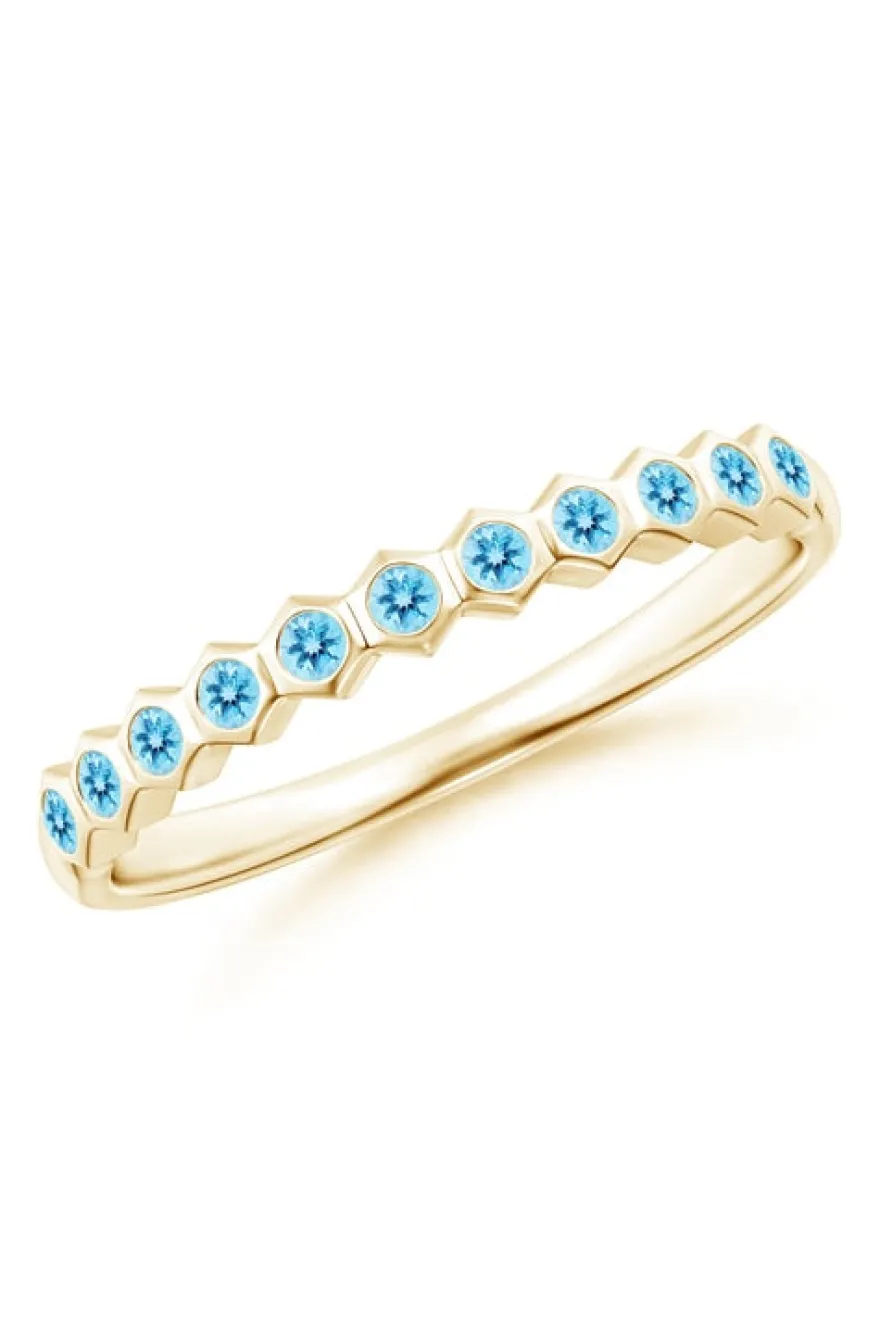 Indochine Bezel-Set Gemstone Ring
