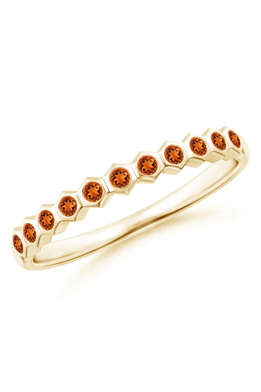 Indochine Bezel-Set Gemstone Ring