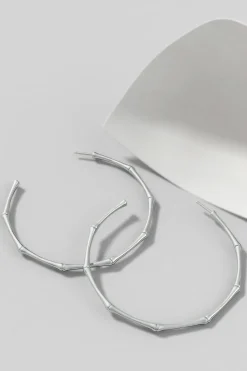 Indochine 14k Large 2.75 Inch Bamboo Hoops