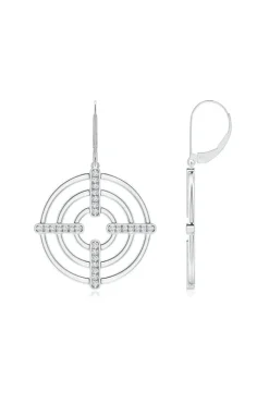 Infinity Concentric Circle 14K Gold Earrings
