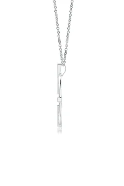 Infinity Concentric Circle 14K Gold Pendant Necklace