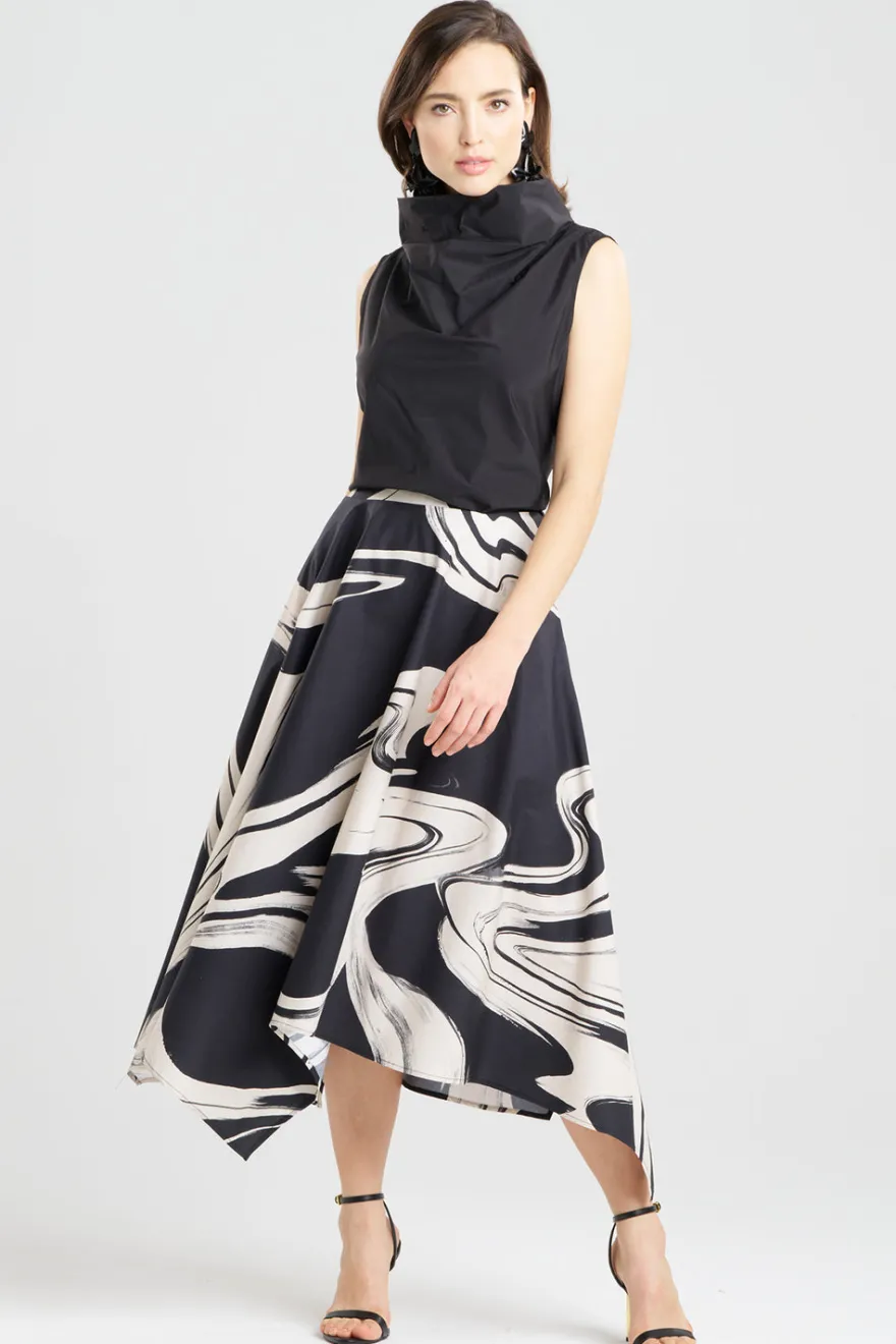 Kaze Cotton Origami Maxi Skirt