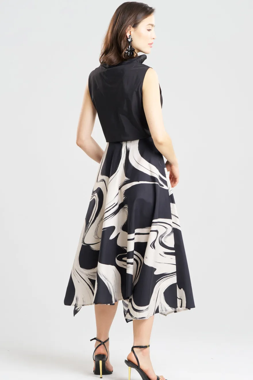 Kaze Cotton Origami Maxi Skirt