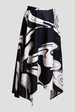 Kaze Cotton Origami Maxi Skirt