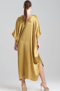 Key Essentials Embellished Cocoon Silk Caftan